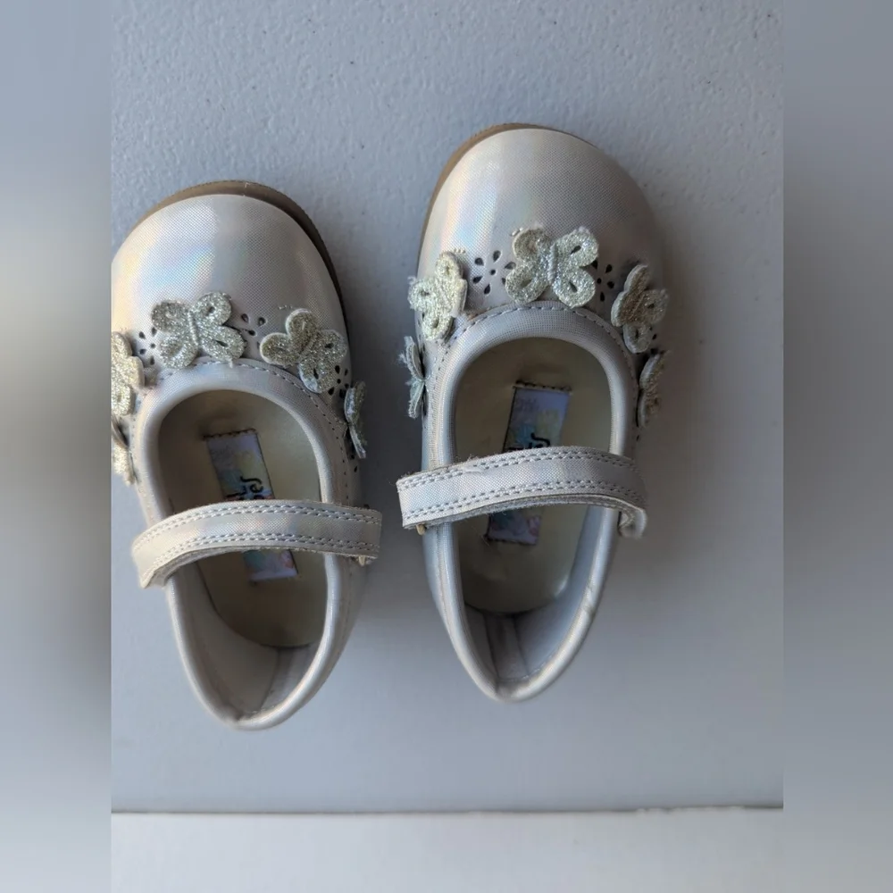 Rachel Shoes Kids' Cream Mary Jane Shoes